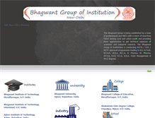 Tablet Screenshot of bhagwantgroup.com